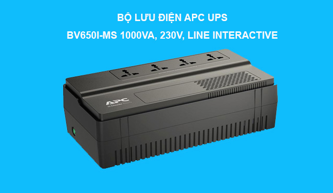 Bật mí về bộ lưu điện APC Easy UPS BV650I-MS 1000VA, 230V, Line Interactive 