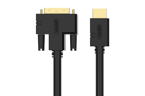 CÁP HDMI - DVI 24+1 UNITEK 5.0m Y-C220A 