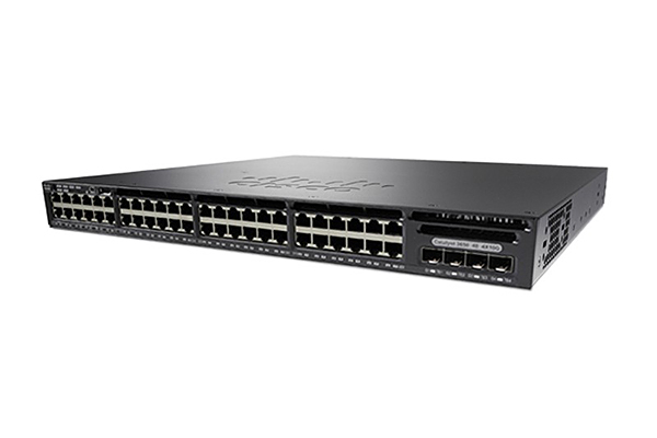 Switch Cisco WS-C3650-48FS-L 48 ports 1G PoE+, 4x1G Uplink LAN Base