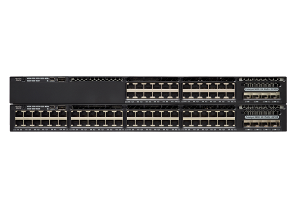 Switch Cisco WS-C3650-48FS-S 48 ports 1G PoE+, 4x1G Uplink IP Base