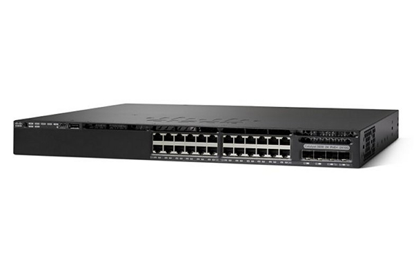 Switch Cisco WS-C3650-24TD-E 24 ports 1G, 2x10G Uplink IP Services