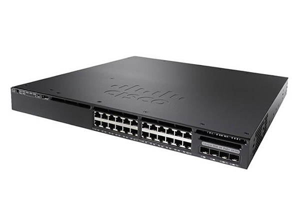 Switch Cisco WS-C3650-24PD-E 24 Ports 1G PoE+ 2x10G Uplink IP Services