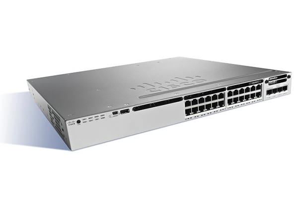 Switch Cisco WS-C3850-24U-L Catalyst 3850 24 Port UPOE LAN Base