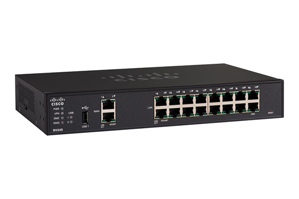 Cisco RV345 Dual WAN Gigabit VPN Router RV345-K9-G5