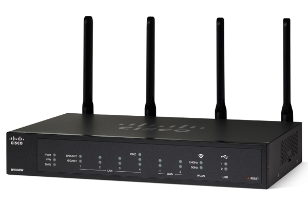 Cisco RV340W Dual WAN Gigabit Wireless-AC VPN Router RV340W