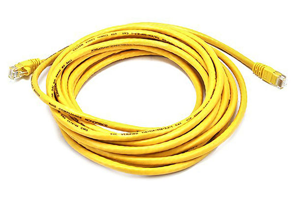 AMP Category 6 UTP Patch Cable 3M Yellow Color 1-1859251-0
