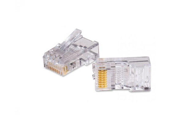 COMMSCOPE/AMP Category 3 Modular Plug, Unshielded, RJ45, 26-24 AWG, Solid 5-557315-3