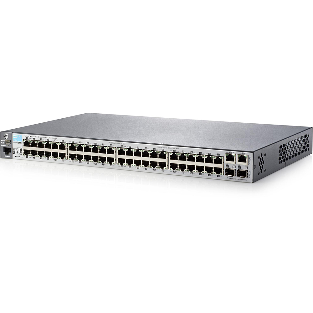 HP 2530-48 Switch 48 ports 10/100Mbps 2 Gigabit Ethernet SFP ports J9781A