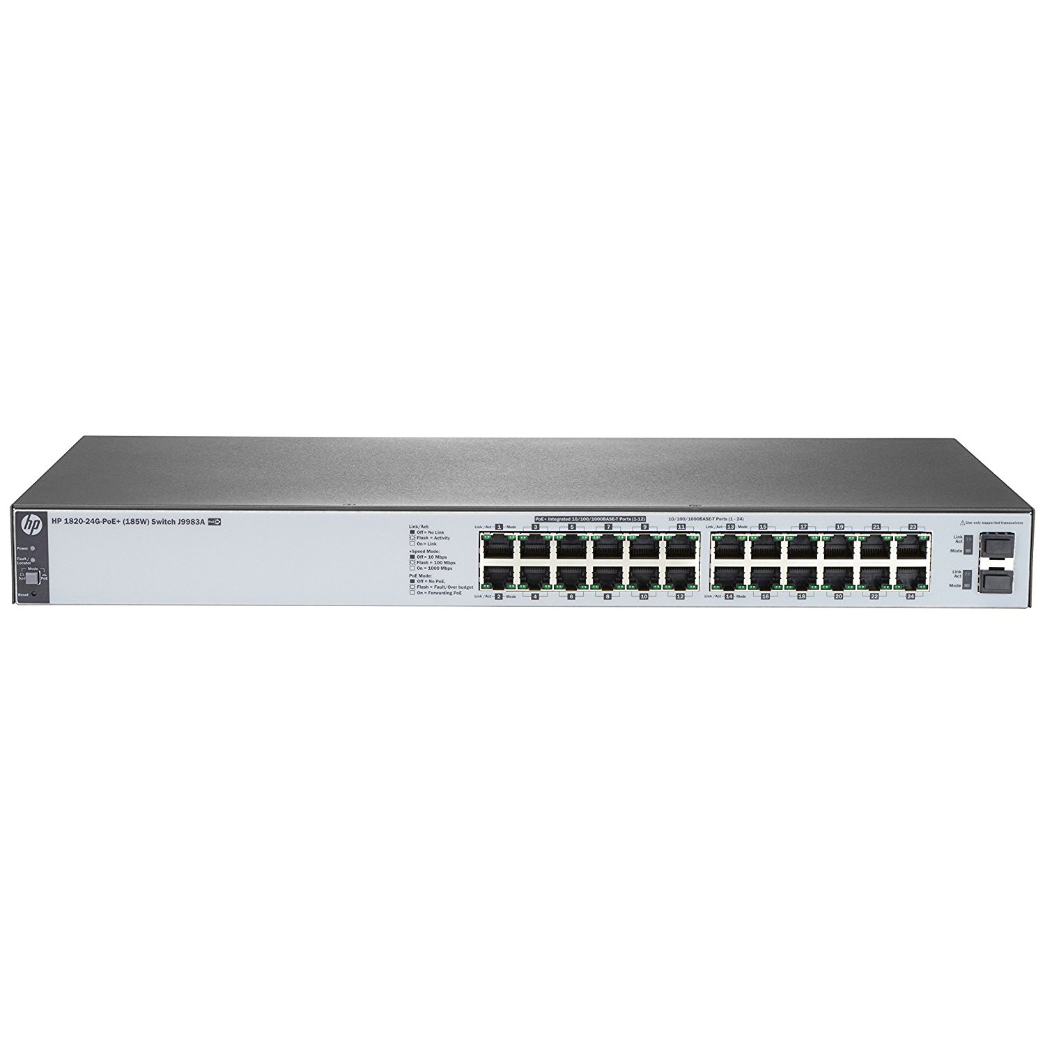 Thiết bị chuyển mạch HPE J9983A OfficeConnect 1820 24G PoE+ (185W) Switch