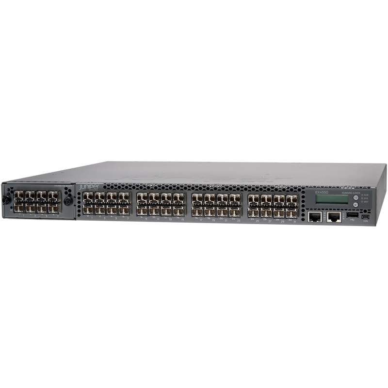 Switch Juniper 32-port 1/10G SFP+ 650W DC EX4550-32F-DC-AFI​​