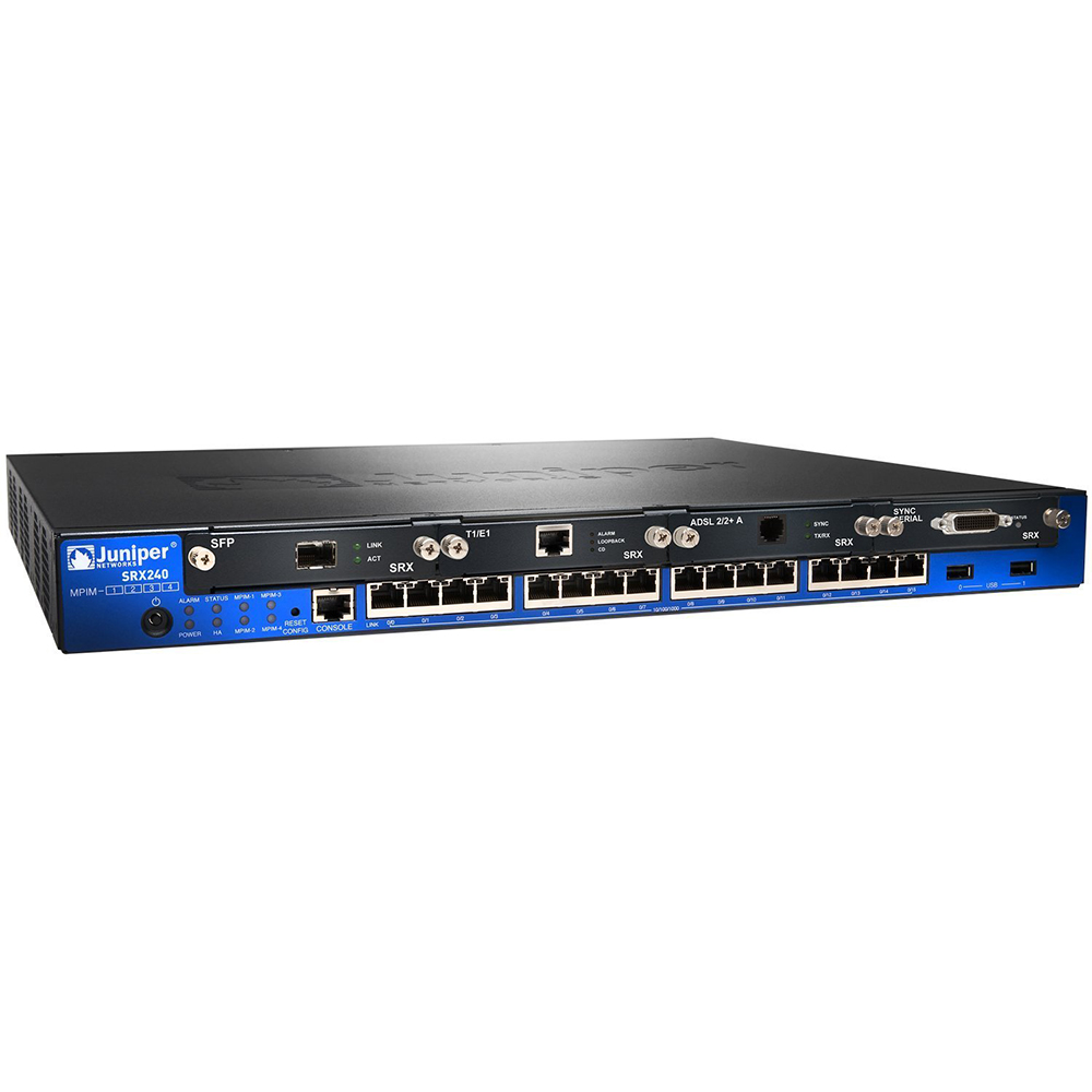 Juniper Firewall 16-Port GE SRX Services Gateway SRX240H2