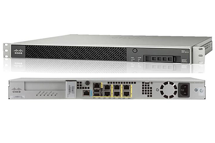 ASA 5545-X with FirePOWER Services, 8GE, AC, 3DES/AES, 2SSD ASA5545-FPWR-K9