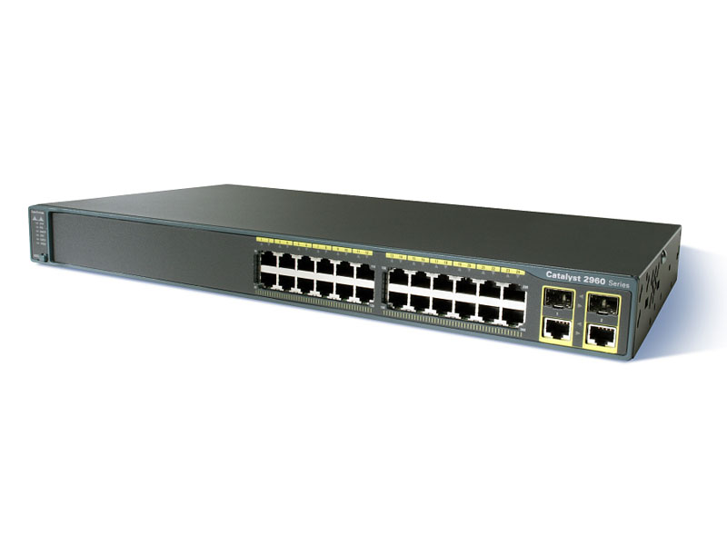 Switch Cisco WS-C2960L-24PQ-LL Catalyst 2960L 24 port GigE PoE+ 195W. 4x10G SFP+. Lan Lite