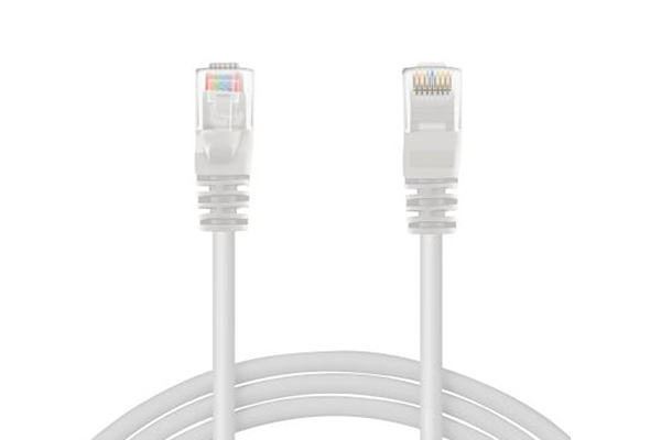AMP Category 5e UTP Patch Cable 3M White Color 1-1859242-0