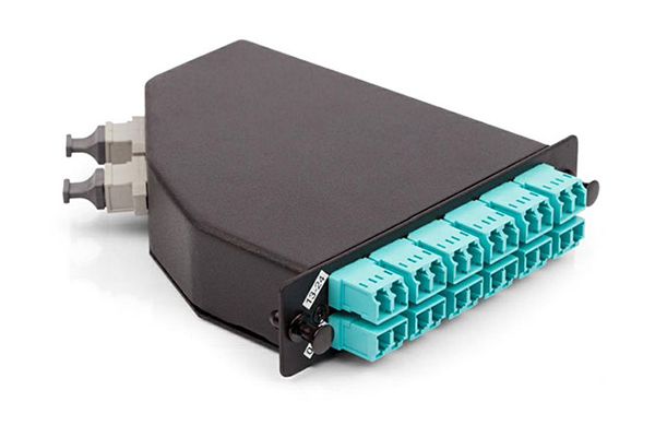 AMP MPO Cassette, OM3 50/125 μm XG, 12xLC Duplex 1568665-8