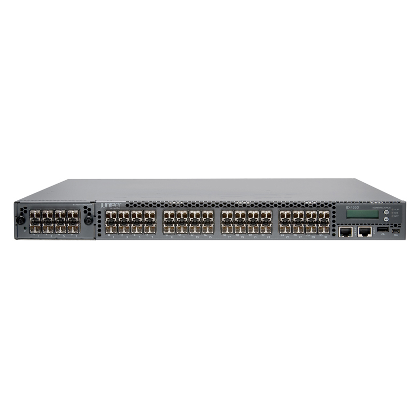 Switch Juniper 32-port 100M/1G/10G BaseT 650W DC EX4550-32T-DC-AFO
