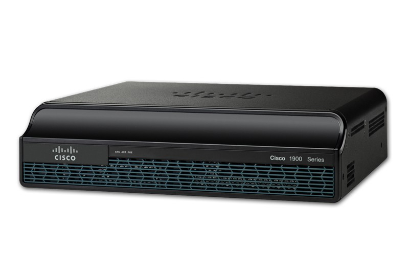 Cisco 1941 w/2 GE,2 EHWIC slots,256MB CF,512MB DRAM,IP Base CISCO1941/K9